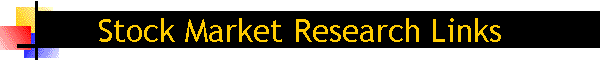 Stock Market Research Links